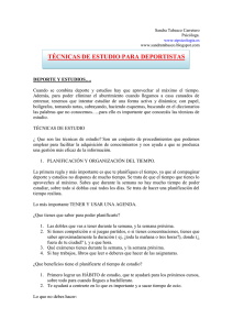 Sandra Tabasco Tecnicas de estudio