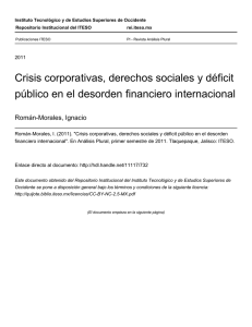 Crisis corporativas, derechos sociales y déficit público en el