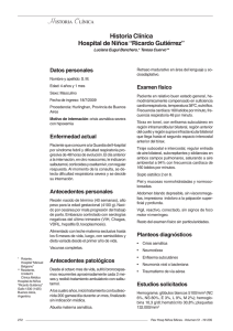 Historia Clínica Hospital de Niños “Ricardo Gutiérrez”