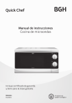 Manual de instrucciones Cocina de microondas