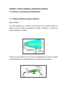 Teoría cuántica y estructura atómica