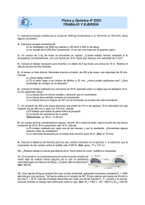 PROBLEMAS DE TRABAJO Y ENERGA 2009.wpd