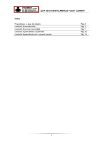 Guía de estudio del módulo “Para seguir aprendiendo”