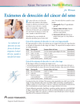 Breast Cancer Screening (Spanish)