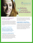 La diabetes y nutrición: Carbohidratos