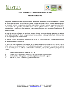 OCDE. TENDENCIAS Y POL&Iacute;TICAS TUR&Iacute;STICAS 2010 RESUMEN
