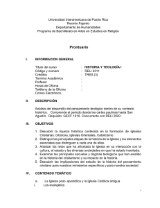 Prontuario - Universidad Interamericana de Puerto Rico