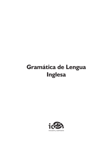 Gramática de Lengua Inglesa - Innovación y Cualificación