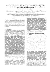 Segmentación automática de imágenes del hígado