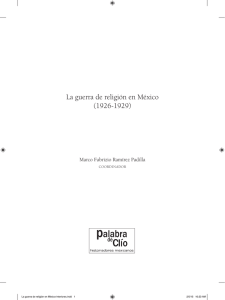 La guerra de religión en México (1926-1929)