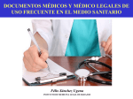 documentos médico legales - Area de salud de Badajoz