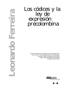 Los códices y la ley de expresión precolombina