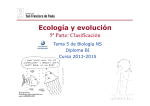 GTP_T5.Ecología y evolución \(5ªParte.Clasificación\) 2013