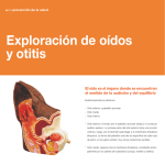 Exploración de oídos y otitis