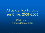 Gloria Icaza Atlas de Mortalidad