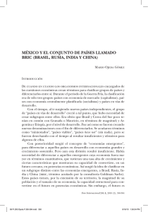 méxico y el conjunto de países llamado bric