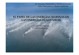 el papel de las energías marinas en las energías renovables