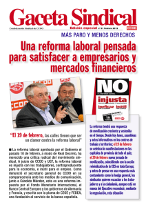 Una reforma laboral pensada para satisfacer a empresarios y