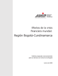Crisis Financiera y Competitividad Regional Bogotá