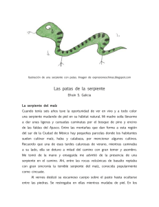 Las patas de la serpiente