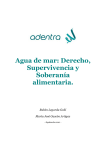 Agua de mar: Derecho, Supervivencia y Soberanía alimentaria