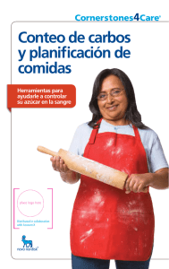 Conteo de carbos y planificación de comidas