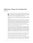 Felipe Pazos y Roque: Su Curriculum Vitae