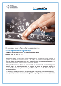 III Jornada sobre Periodismo económico: La transformación digital hoy