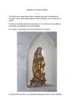 Estatuillas de la Virgen preñada ______ Con motivo