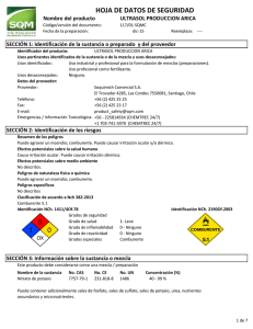 Hoja de Seguridad