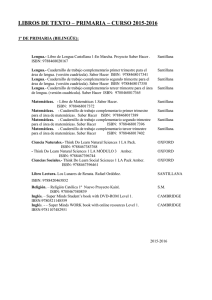 libros de texto – primaria – curso 2002-2003