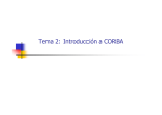 Tema 2: Introducción a CORBA
