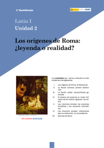 Unidad 2. Los orígenes de Roma: ¿leyenda o realidad?