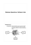 Sistemas Operativos. Software Libre