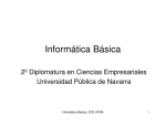 Informática Básica - MiAulario - Universidad Pública de Navarra