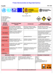 Fichas Internacionales de Seguridad Química: Fluor. ICSC
