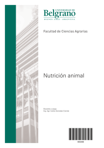 nutrición animal