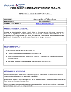 facultad de humanidades y ciencias sociales