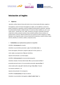 Iniciación al Inglés