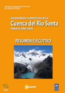 R esumen Ejecutivo - Escenarios climáticos en la cuenca del