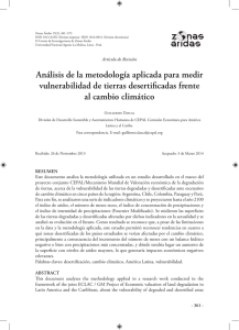 Análisis de la metodología aplicada para medir vulnerabilidad de