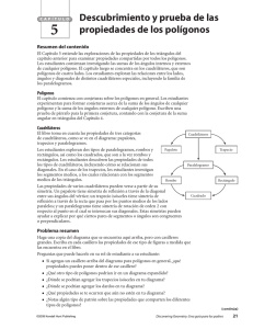 Descubrimiento y prueba de las propiedades de los polígonos