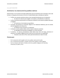 Animismo: la creencia de los pueblos nativos