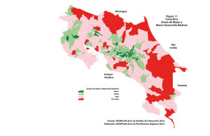 Mapa 11 Zonas Mayor y menor desarrollo