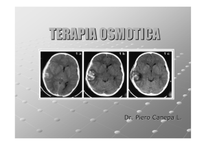 Terapia osm&oacute;tica