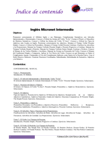 Índice de contenido