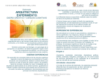 arquitectura experimento - Facultad de Arquitectura / UANL