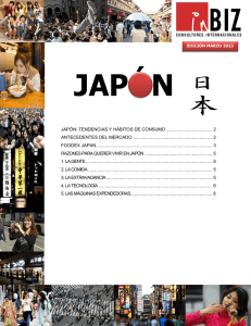 1 japón: tendencias y hábitos de consumo