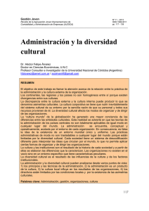 Administración y la diversidad cultural
