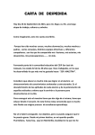 Carta de despedida - CEIP San José de Calasanz, Membrilla